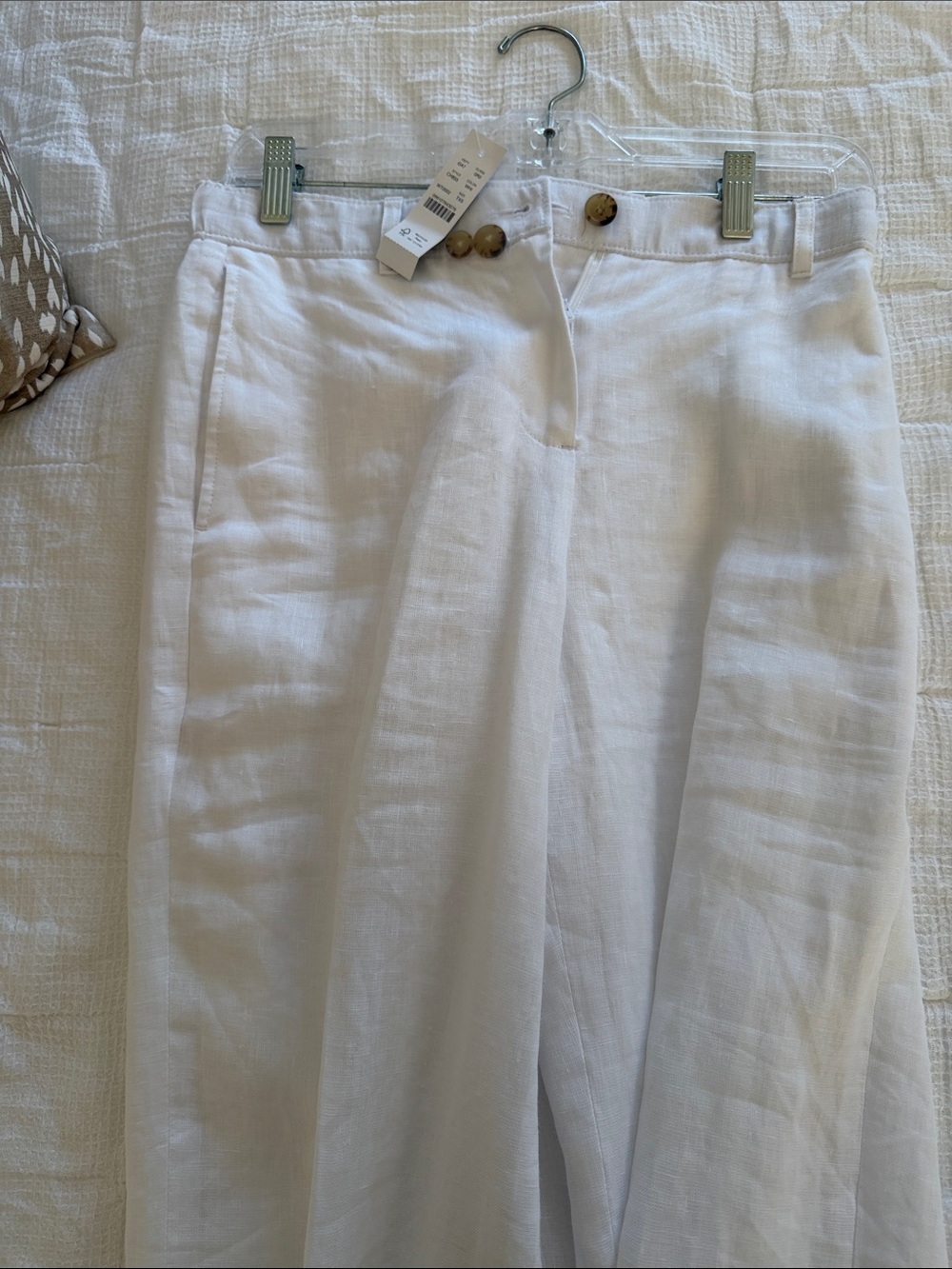 NWT J.Crew Harbor Linen Pant Sz XS Tall